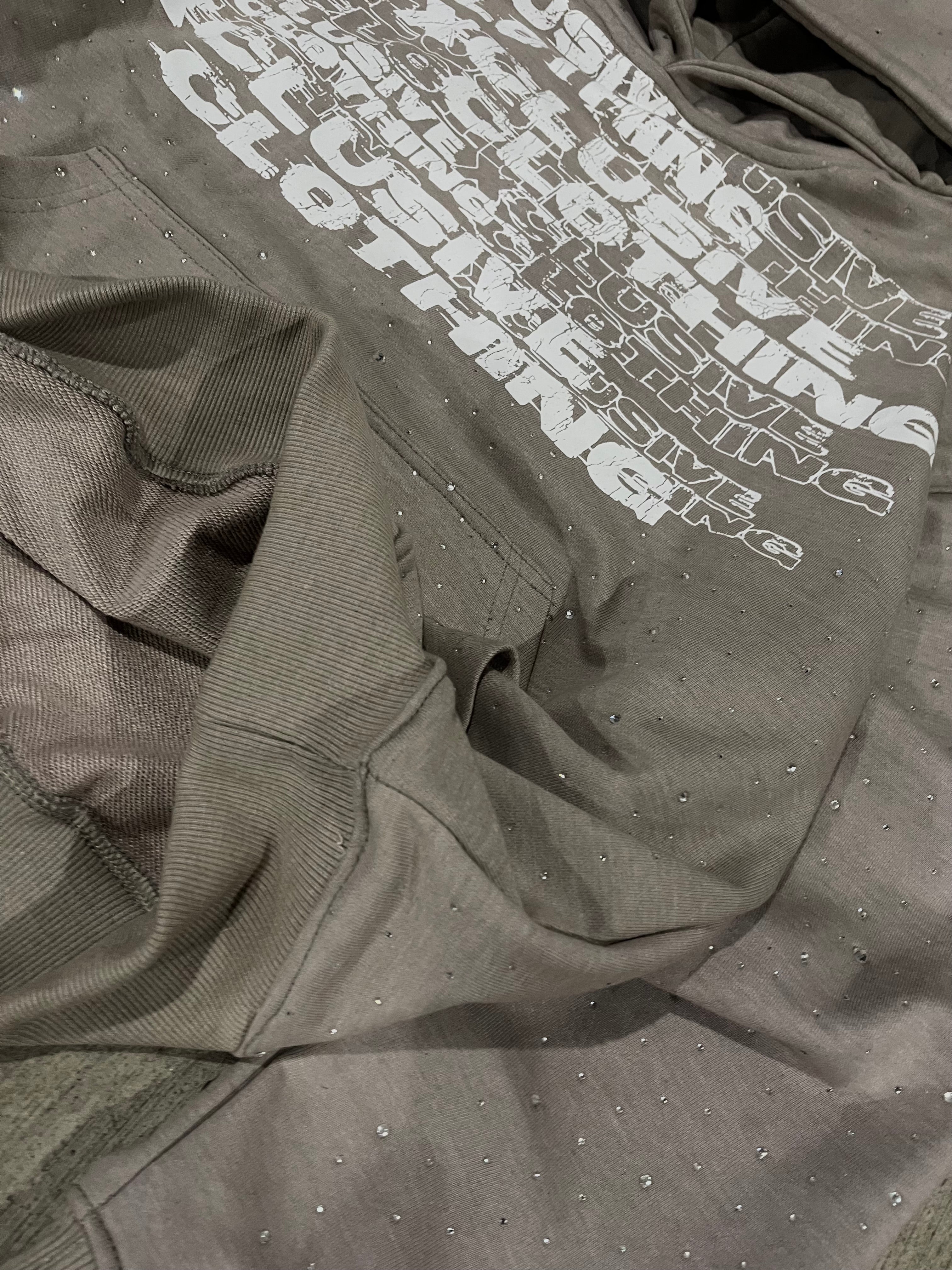 “XCLUSIVE" RHINHSTONE HOODIE